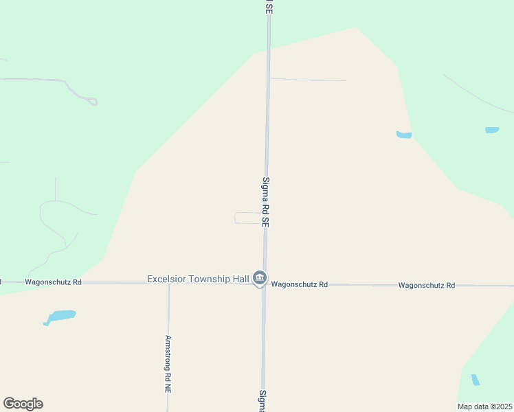 map of restaurants, bars, coffee shops, grocery stores, and more near 1219 Sigma Road Southeast in Kalkaska