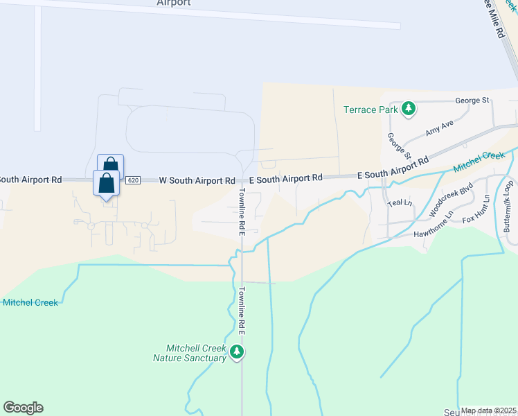 map of restaurants, bars, coffee shops, grocery stores, and more near 3134-3298 Townline Road East in Traverse City