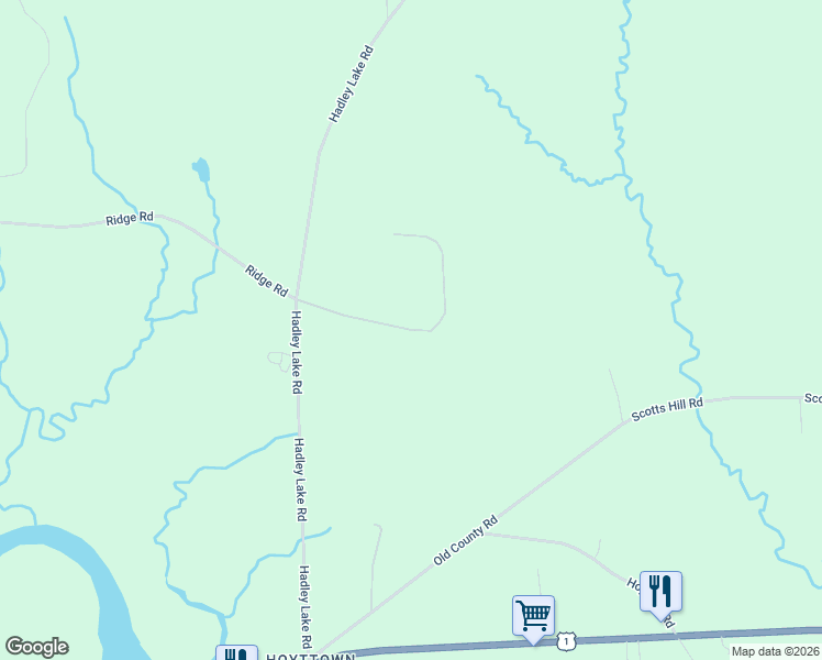 map of restaurants, bars, coffee shops, grocery stores, and more near Birch Ridge Road in Marshfield