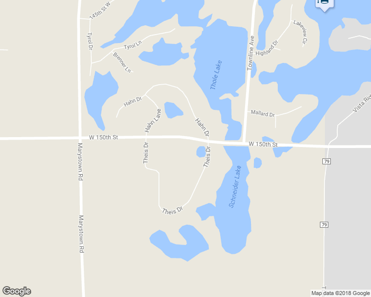 map of restaurants, bars, coffee shops, grocery stores, and more near 601 West 150th Street in Shakopee