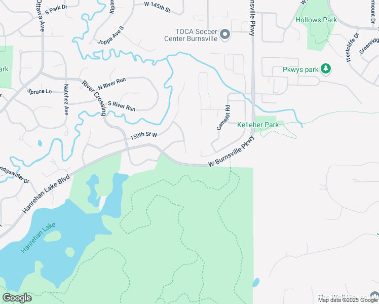 map of restaurants, bars, coffee shops, grocery stores, and more near 15085 Oakcrest Court in Savage