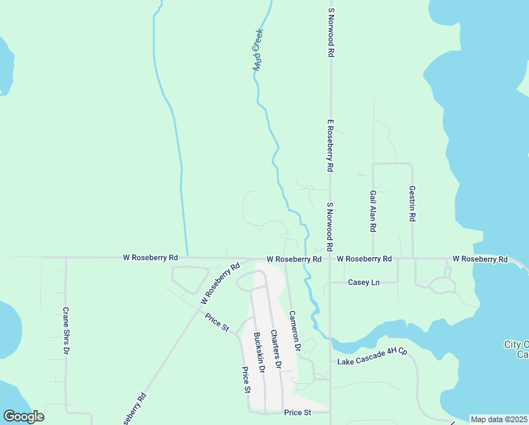 map of restaurants, bars, coffee shops, grocery stores, and more near 13158 Cameron Drive in Donnelly
