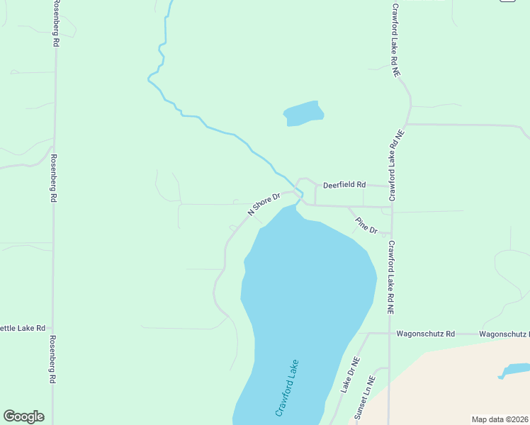 map of restaurants, bars, coffee shops, grocery stores, and more near Doe Park Access Dr NE in Kalkaska