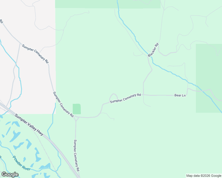 map of restaurants, bars, coffee shops, grocery stores, and more near 39798 Bear Gulch Road in Sumpter