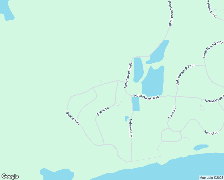 map of restaurants, bars, coffee shops, grocery stores, and more near 242 Boosit Lane in Lake Charlotte