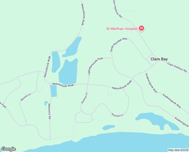 map of restaurants, bars, coffee shops, grocery stores, and more near 32 Lipkudamoonk Path in Lake Charlotte