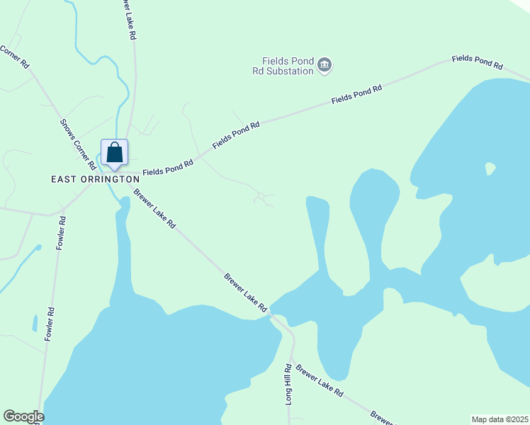 map of restaurants, bars, coffee shops, grocery stores, and more near 49 Forest Knoll Drive in Orrington