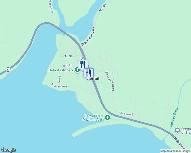 map of restaurants, bars, coffee shops, grocery stores, and more near 105 Front Street in Detroit