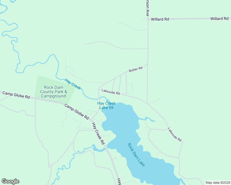 map of restaurants, bars, coffee shops, grocery stores, and more near N8711 Lakeside Road in Willard