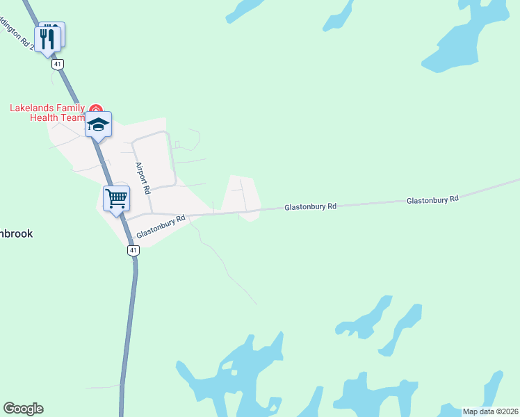 map of restaurants, bars, coffee shops, grocery stores, and more near 131 Glastonbury Road in Northbrook