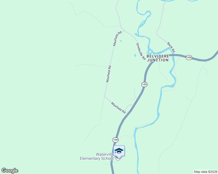 map of restaurants, bars, coffee shops, grocery stores, and more near 272 Maxfield Road in Waterville