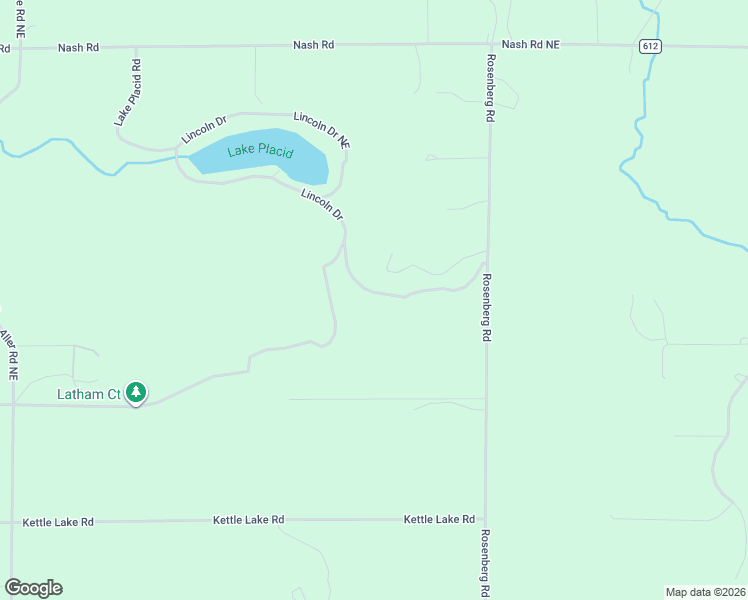 map of restaurants, bars, coffee shops, grocery stores, and more near 3016 Lincoln Drive Northeast in Kalkaska