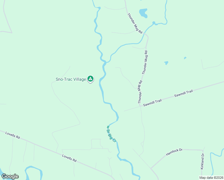 map of restaurants, bars, coffee shops, grocery stores, and more near Scenic Drive in Grayling