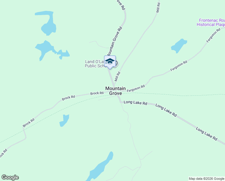 map of restaurants, bars, coffee shops, grocery stores, and more near 1010 Brock Road in Mountain Grove