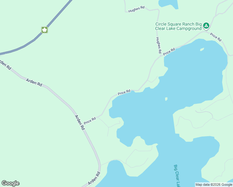 map of restaurants, bars, coffee shops, grocery stores, and more near 1101 Price Road in Central Frontenac