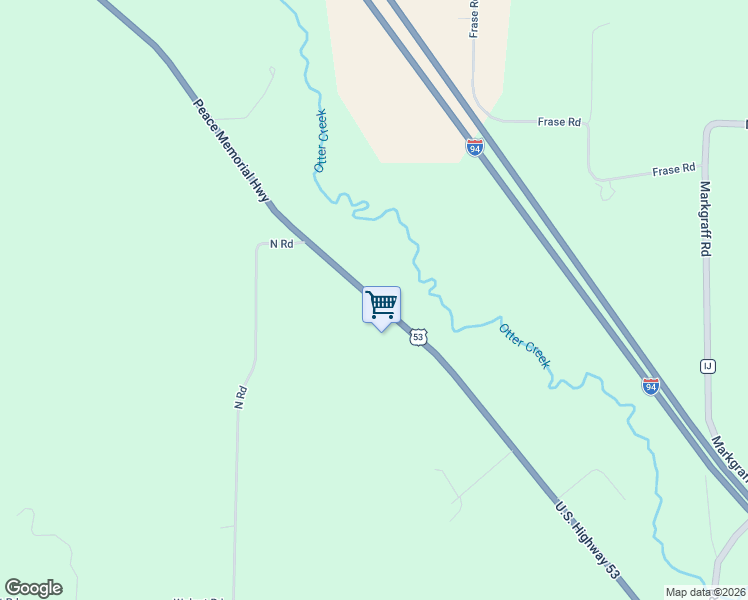 map of restaurants, bars, coffee shops, grocery stores, and more near 6697 U.S. 53 in Eau Claire