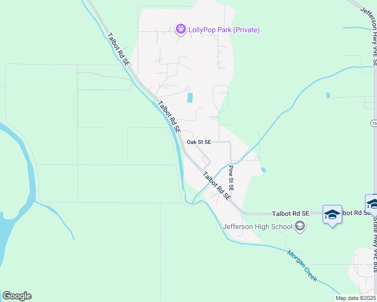 map of restaurants, bars, coffee shops, grocery stores, and more near 1757 Talbot Road Southeast in Jefferson