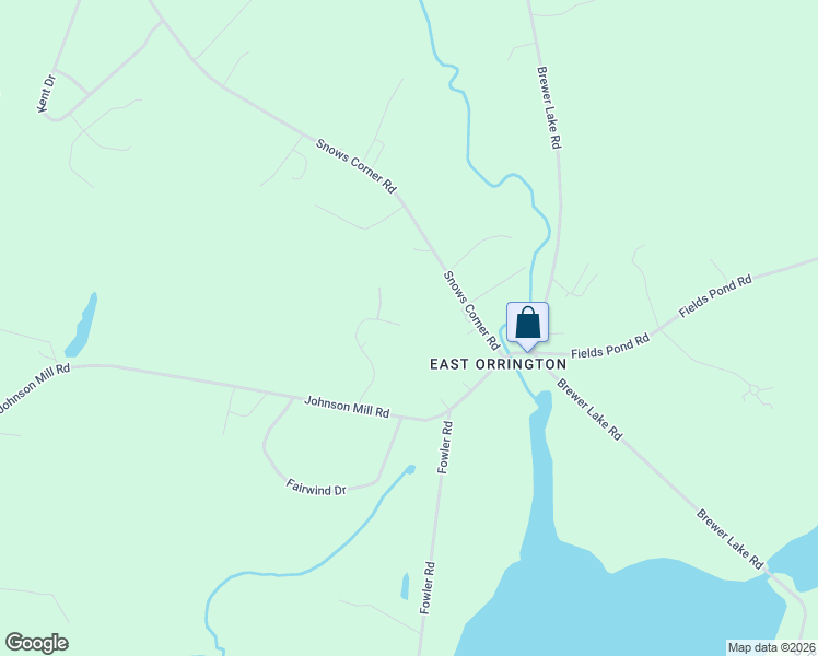 map of restaurants, bars, coffee shops, grocery stores, and more near 61 Harvest Drive in Orrington