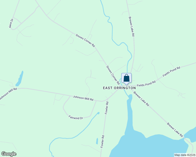 map of restaurants, bars, coffee shops, grocery stores, and more near 61 Harvest Drive in Orrington