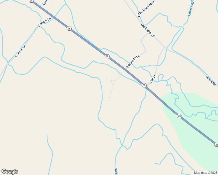 map of restaurants, bars, coffee shops, grocery stores, and more near 3835 Idaho 28 in Leadore