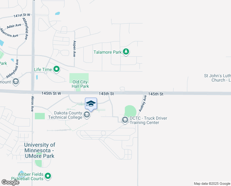 map of restaurants, bars, coffee shops, grocery stores, and more near 1293 County Road 42 in Rosemount