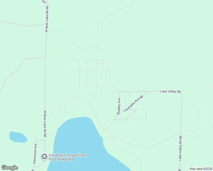 map of restaurants, bars, coffee shops, grocery stores, and more near 11600 Lakeview Road Northeast in Kalkaska