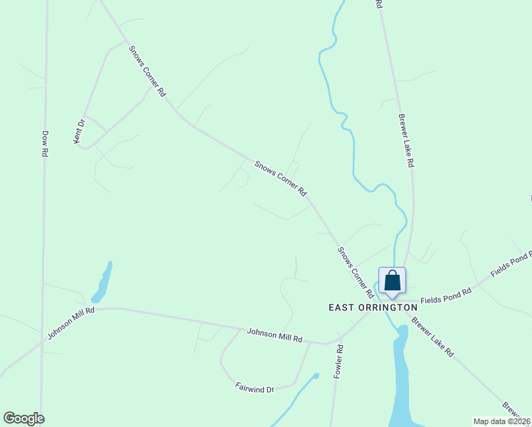 map of restaurants, bars, coffee shops, grocery stores, and more near 23 Albert-Reed Road in Orrington