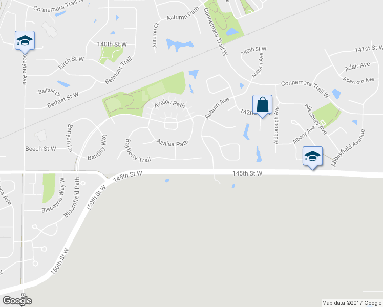 map of restaurants, bars, coffee shops, grocery stores, and more near 14399 Bayberry Circle in Rosemount