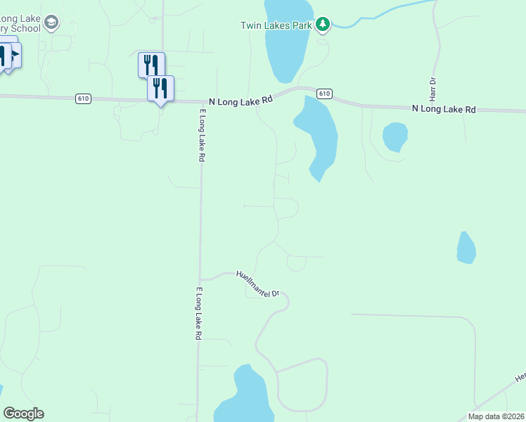 map of restaurants, bars, coffee shops, grocery stores, and more near 3695 Angling Way in Traverse City
