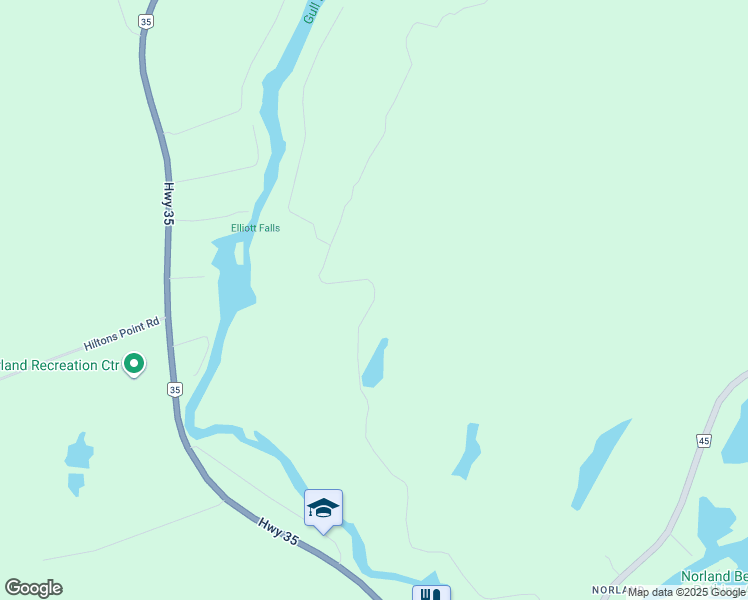 map of restaurants, bars, coffee shops, grocery stores, and more near Nevison Drive in Kawartha Lakes