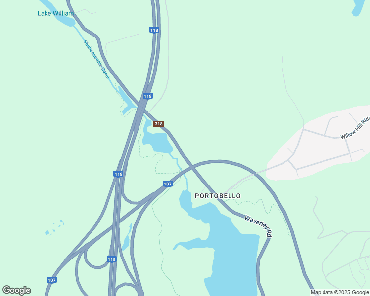 map of restaurants, bars, coffee shops, grocery stores, and more near 1050 Waverley Road in Waverley