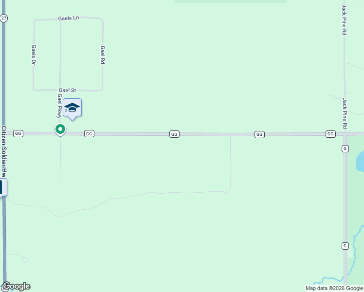map of restaurants, bars, coffee shops, grocery stores, and more near E19805 County Highway GG in Augusta