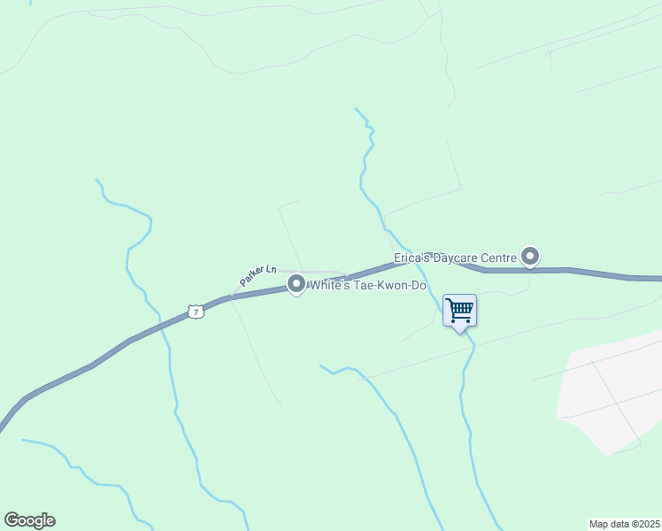 map of restaurants, bars, coffee shops, grocery stores, and more near 54 Parker Lane in Porters Lake