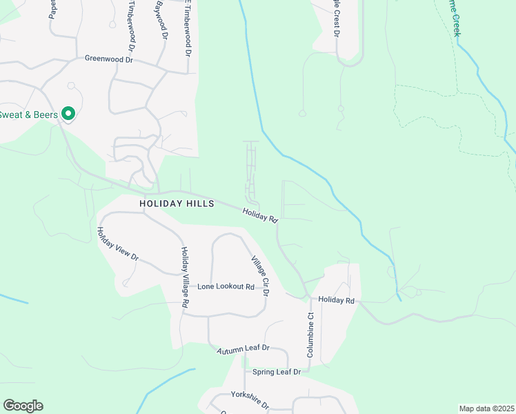 map of restaurants, bars, coffee shops, grocery stores, and more near 3491 Holiday Road in Traverse City