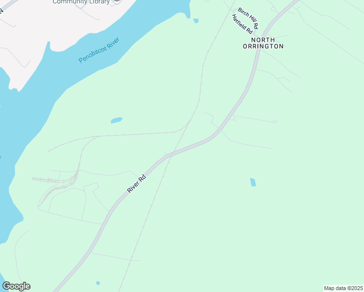 map of restaurants, bars, coffee shops, grocery stores, and more near 471 River Road in Orrington