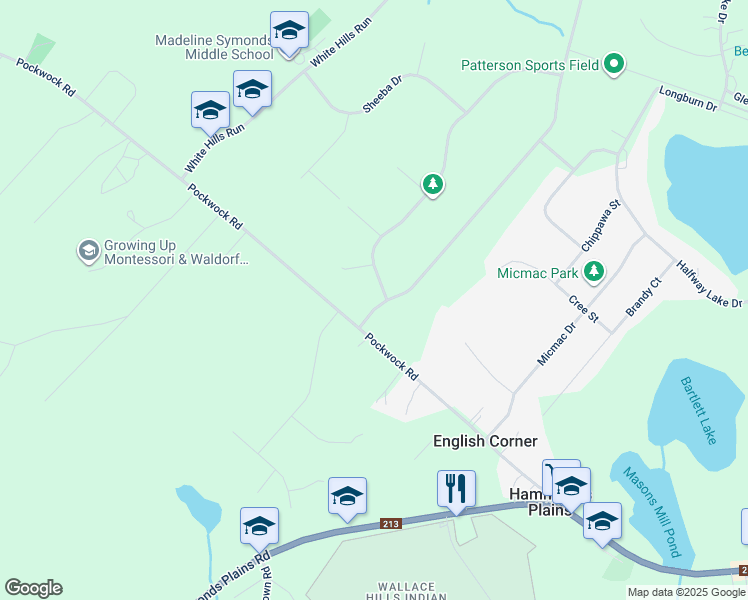 map of restaurants, bars, coffee shops, grocery stores, and more near 6 Norman Boulevard in Hammonds Plains