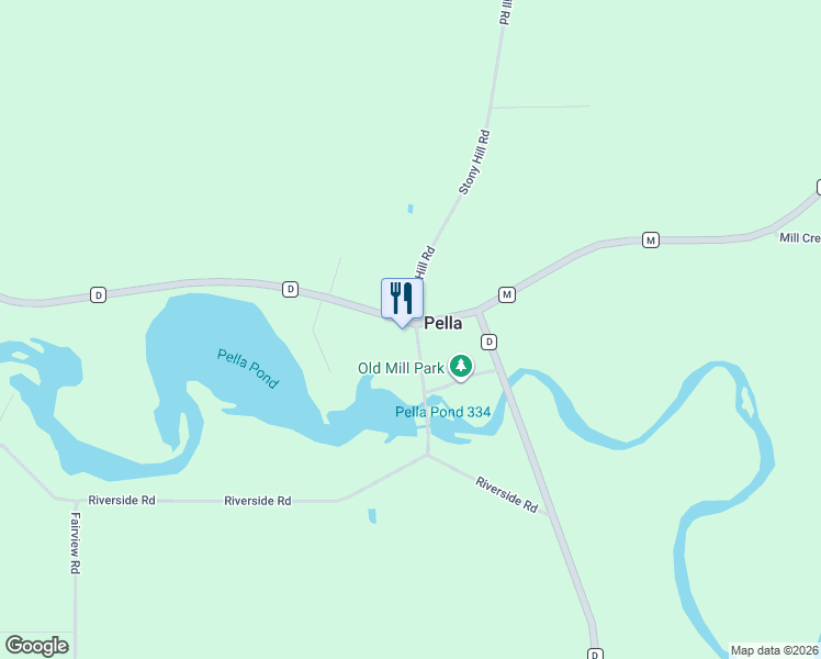 map of restaurants, bars, coffee shops, grocery stores, and more near N4215 Stony Hill Road in Marion