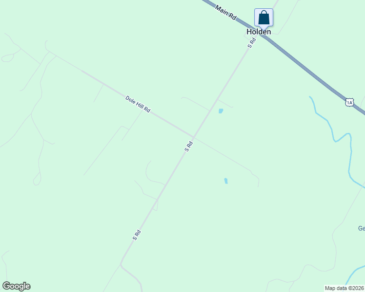 map of restaurants, bars, coffee shops, grocery stores, and more near 177 South Road in Holden