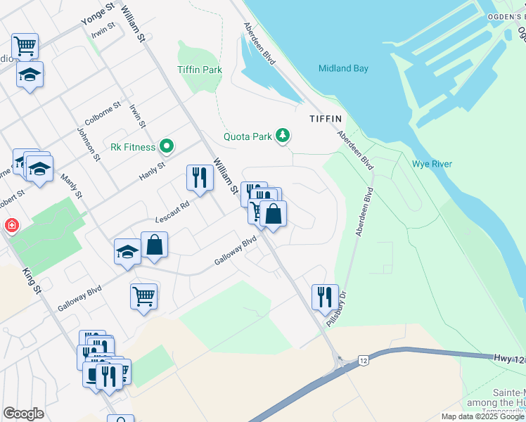 Birchwood Drive, Midland ON Walk Score