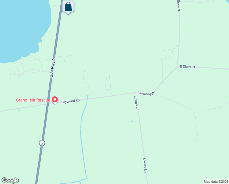 map of restaurants, bars, coffee shops, grocery stores, and more near 27 Faywood Road in Grand Isle