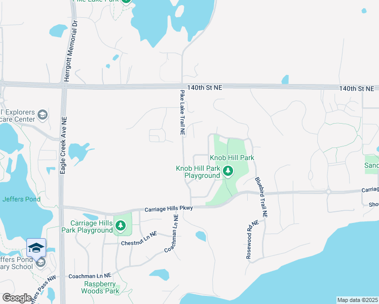 map of restaurants, bars, coffee shops, grocery stores, and more near 14264 Mitoka Circle Northeast in Prior Lake