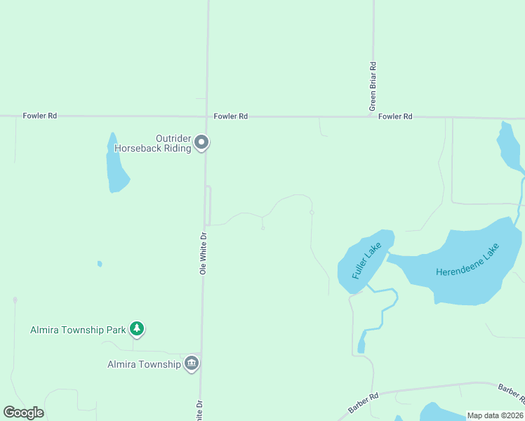 map of restaurants, bars, coffee shops, grocery stores, and more near 9 Maple City Highway in Lake Ann