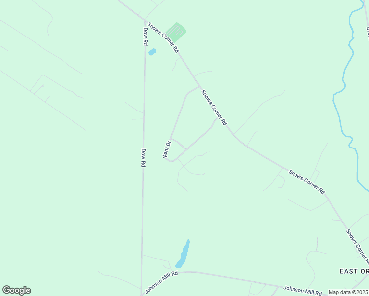 map of restaurants, bars, coffee shops, grocery stores, and more near 100 Kent Drive in Orrington