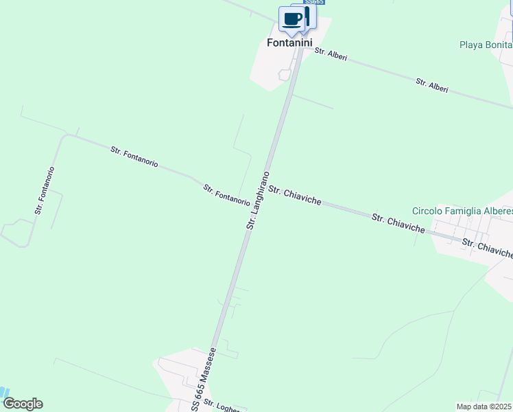 map of restaurants, bars, coffee shops, grocery stores, and more near 19 Strada Fontanorio in Provincia di Parma