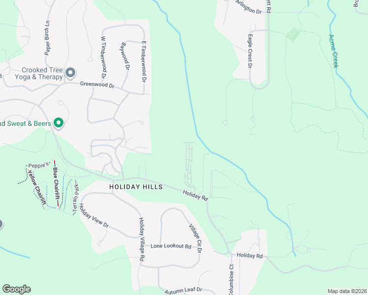 map of restaurants, bars, coffee shops, grocery stores, and more near 3800-3898 Vale Drive in Traverse City