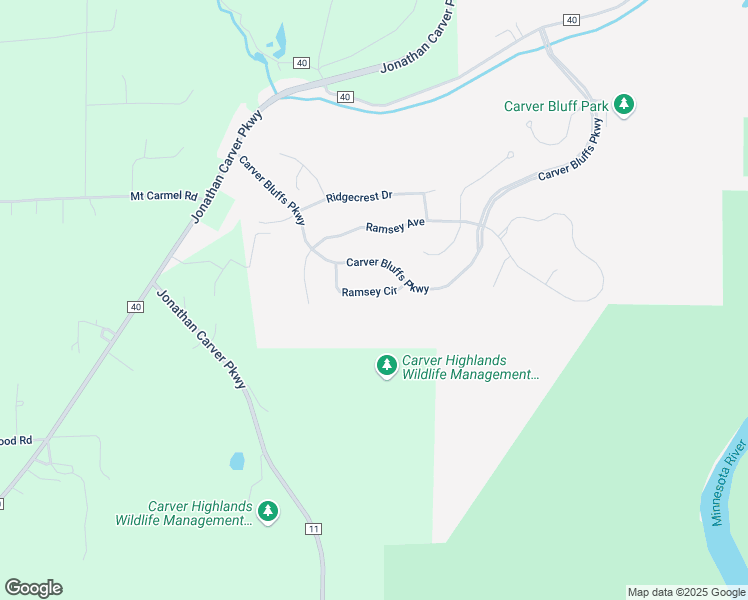 map of restaurants, bars, coffee shops, grocery stores, and more near 643 Ramsey Circle in Carver