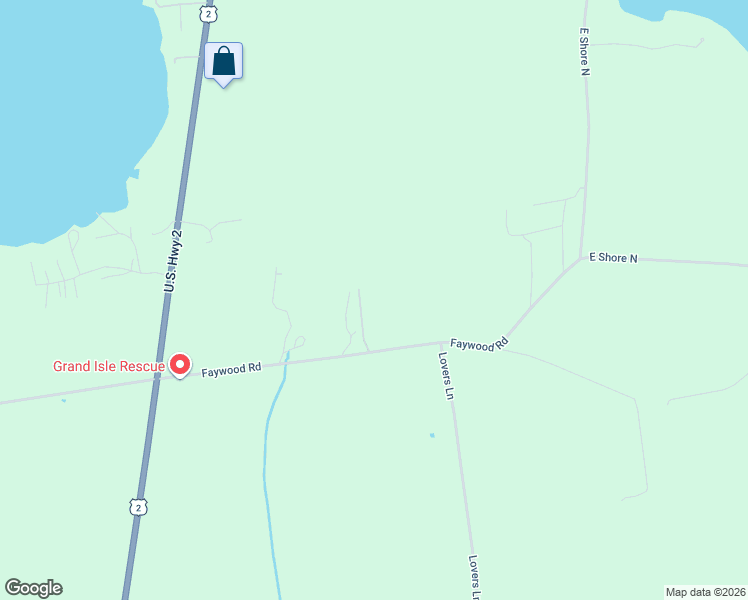 map of restaurants, bars, coffee shops, grocery stores, and more near 27 Faywood Road in Grand Isle