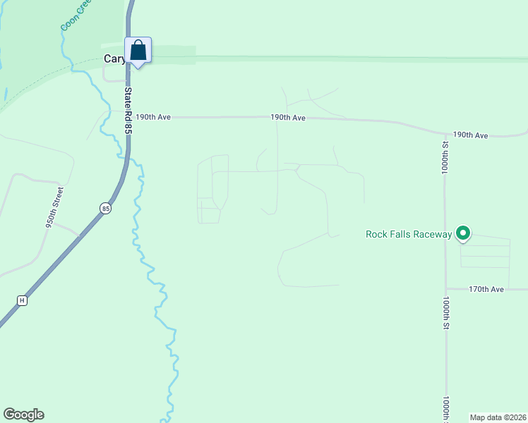 map of restaurants, bars, coffee shops, grocery stores, and more near N1825 980th Street in Eau Claire