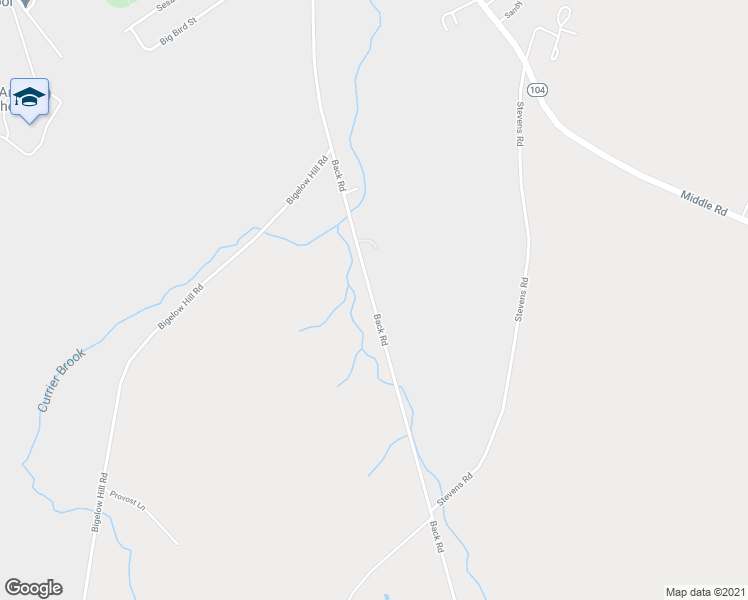 map of restaurants, bars, coffee shops, grocery stores, and more near 72 Back Road in Skowhegan