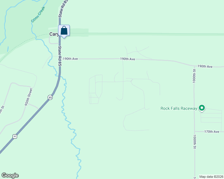 map of restaurants, bars, coffee shops, grocery stores, and more near N1825 980th Street in Eau Claire